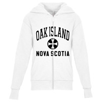 Oak Island Varsity Style Cross Black Print Pullover Hoodie Youth Zipper Hoodie | Artistshot