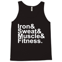 Iron & Sweat & Muscle & Fitness 1 Tank Top | Artistshot