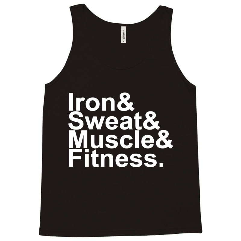 Iron & Sweat & Muscle & Fitness 1 Tank Top | Artistshot