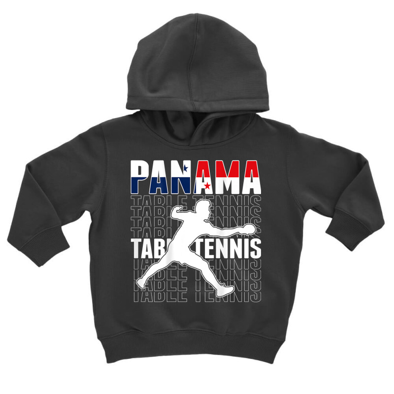 Panama Table Tennis Fans Jersey Panamanian Flag Ping Pong Toddler Hoodie by Outpost | Artistshot