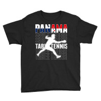 Panama Table Tennis Fans Jersey Panamanian Flag Ping Pong Youth Tee | Artistshot