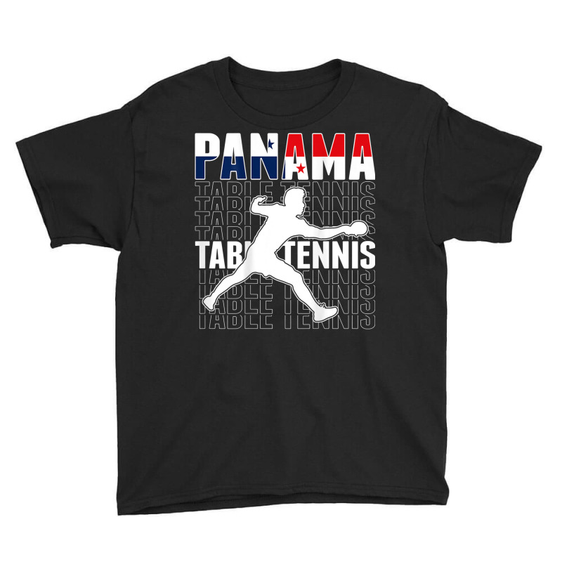 Panama Table Tennis Fans Jersey Panamanian Flag Ping Pong Youth Tee by Outpost | Artistshot