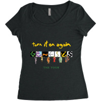 Genesis Turn It On Again Women's Triblend Scoop T-shirt | Artistshot