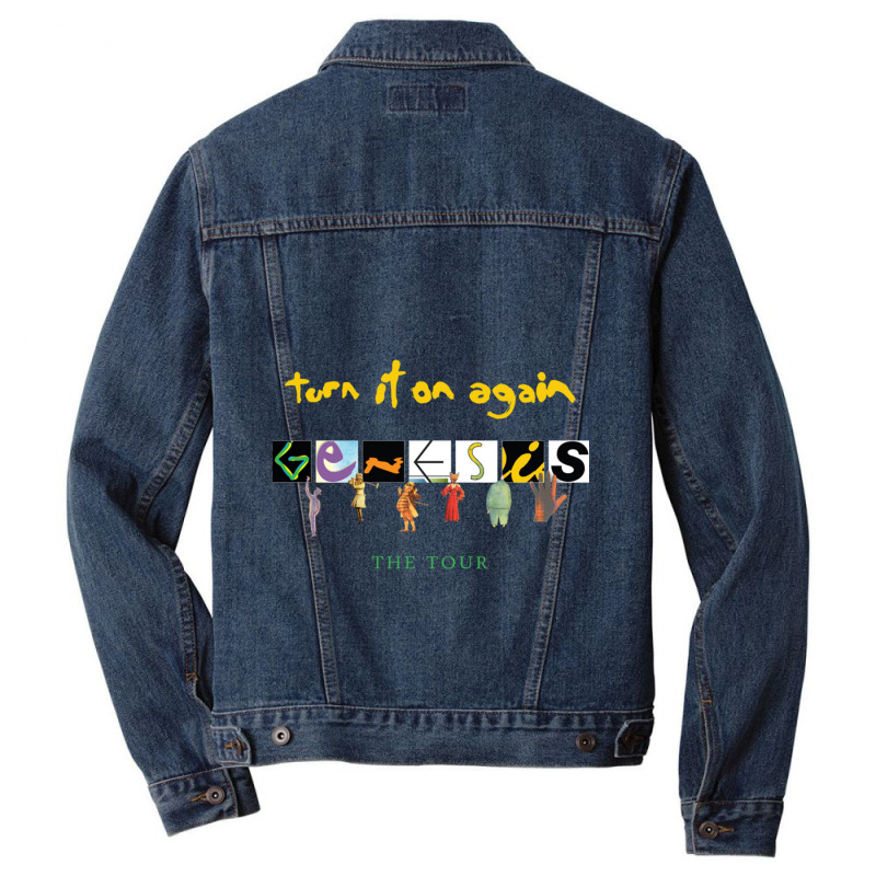 Genesis Turn It On Again Men Denim Jacket by KIERRAMOORE | Artistshot