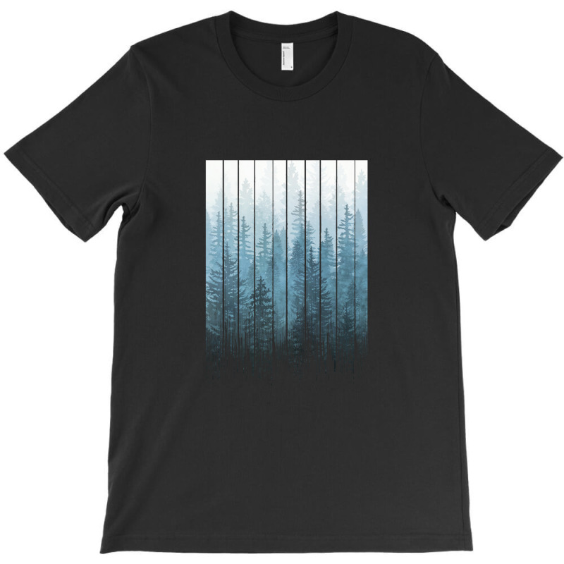 Grunge Dripping Turquoise Misty Forest T-shirt | Artistshot