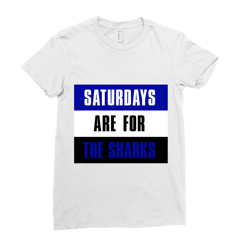 Saturdays Are For The Sharks Nsu Sharks Ladies Fitted T-Shirt by TERRANCECOTT | Artistshot