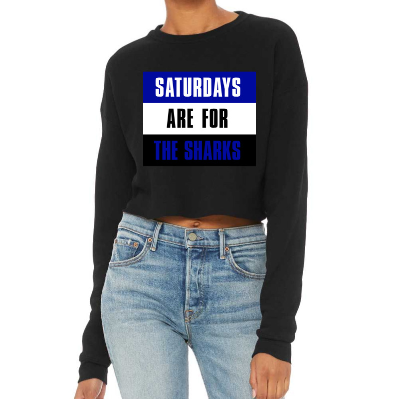 Saturdays Are For The Sharks Nsu Sharks Cropped Sweater by TERRANCECOTT | Artistshot