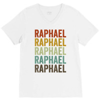 Raphael Archangel Retro T Shirt V-neck Tee | Artistshot