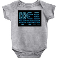 Relentless Designs Usa Flag Neon Light Memorial Day July 4th Premium T Baby Bodysuit | Artistshot