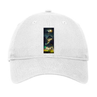 Quasar In Motion Across The Night Sky Mountain Blur Northern T Shirt Adjustable Cap | Artistshot