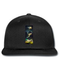 Quasar In Motion Across The Night Sky Mountain Blur Northern T Shirt Printed Hat | Artistshot