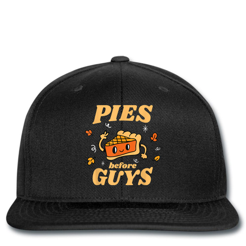 Pies Before Guys Pumpkin Pie Printed hat by Outpost | Artistshot