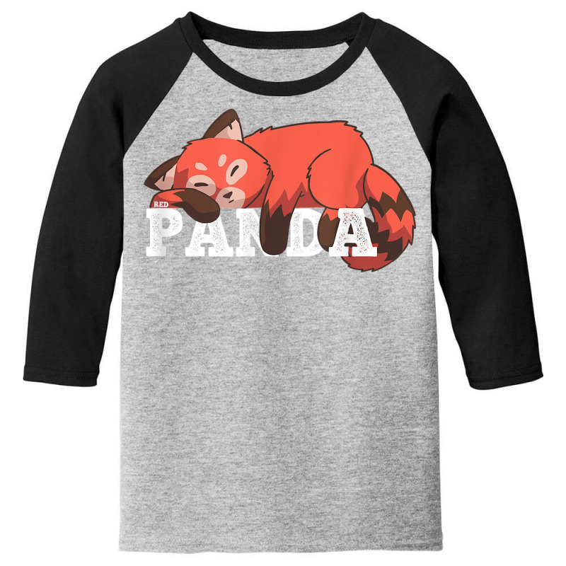 International Red Panda Day Halloween Rescue Save Animal Youth 3/4 Sleeve by Orchid | Artistshot