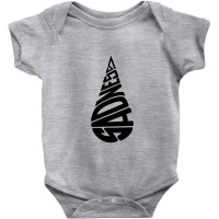 Sadness Calligram Baby Bodysuit | Artistshot