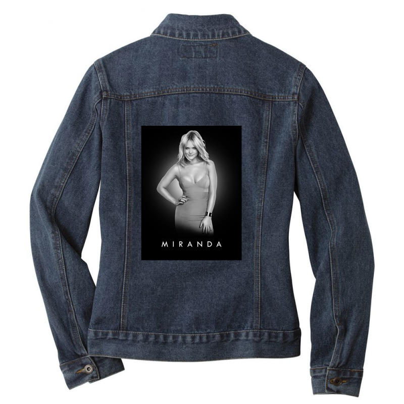 Miranda Lambert 1 Ladies Denim Jacket by cm-arts | Artistshot