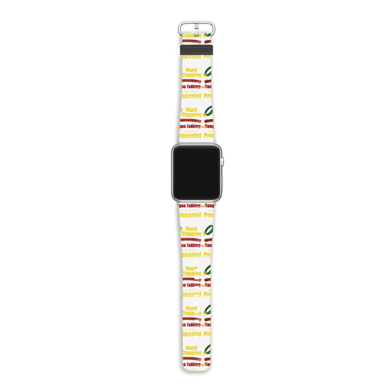 Hand Clapping Foot Stomping Tongue Talking Pentecostal Gifts Long Slee Apple Watch Band | Artistshot