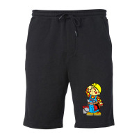 Bob The Builder Funny .png Fleece Short | Artistshot