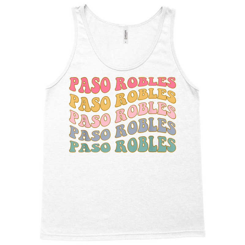 Paso Robles Ca Winery California Wine Bachelorette Retro T Shirt Tank Top by alyshasur9x | Artistshot