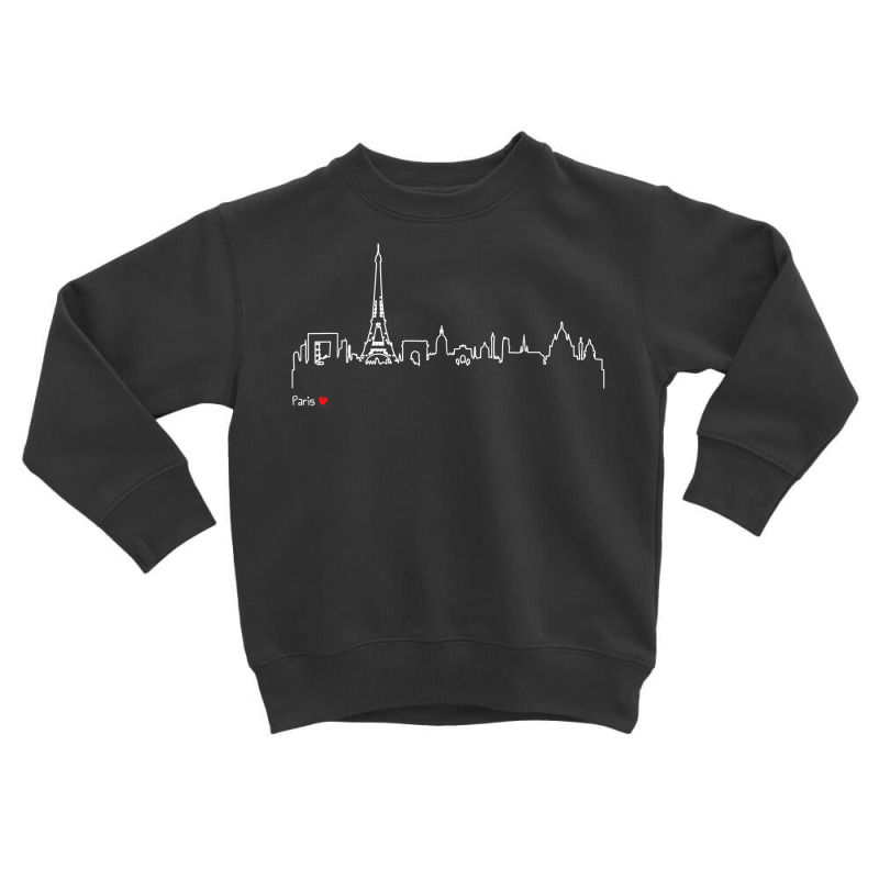 Paris Eiffel Tower Panorama Souvenir T Shirt Toddler Sweatshirt | Artistshot