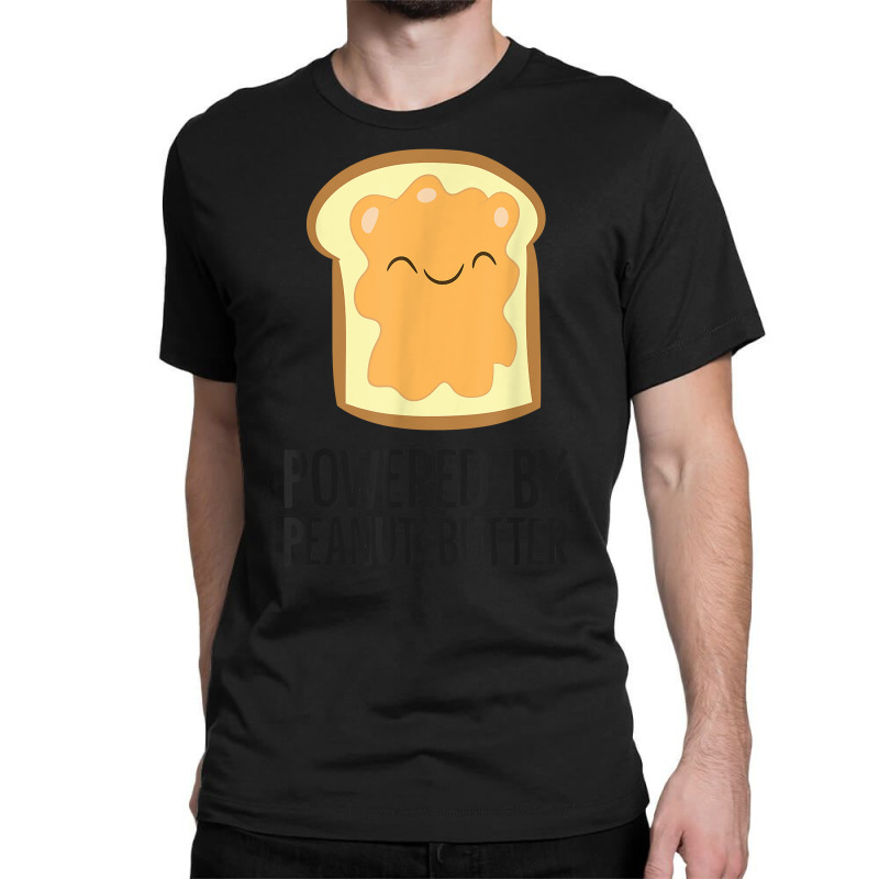 Peanut Butter Lover Powered By Peanut Butter T Shirt Classic T-shirt | Artistshot