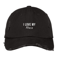 I Love My Niece Relative Vintage Cap | Artistshot