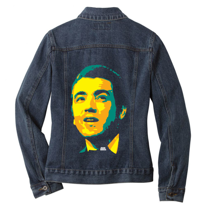 Jimmie Rodgers James Charles Rodgers The Father Of Country Music The B Ladies Denim Jacket by MarlonChristopherMoyer | Artistshot