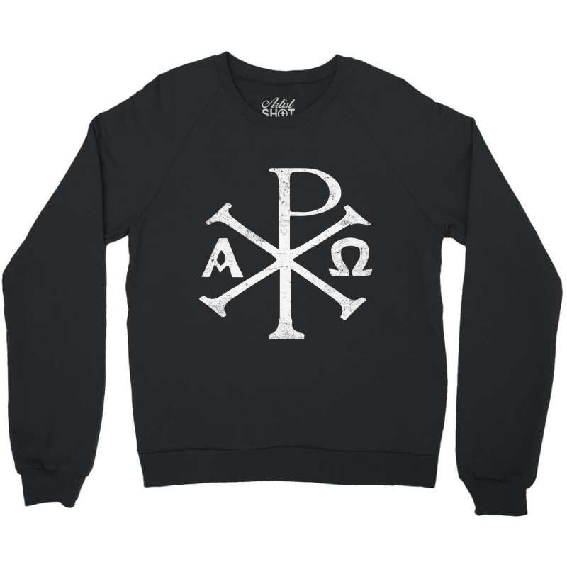 Chi Rho Christogram Greek Good Chrismon Jesus Christ Crewneck Sweatshirt | Artistshot