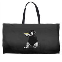 Monkey Shooting Banana Weekender Totes | Artistshot