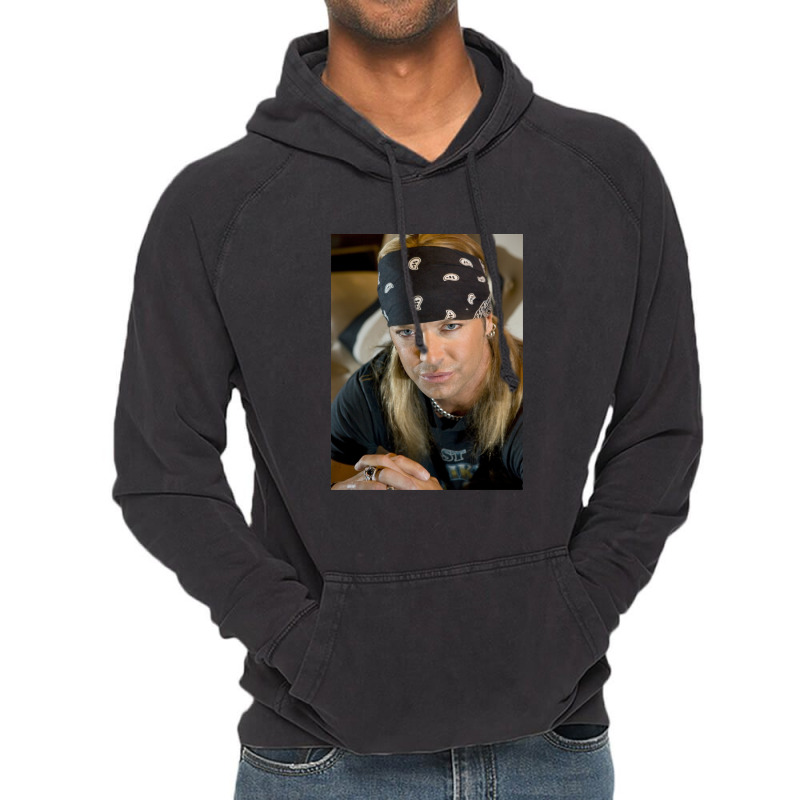 Bret Michaels - In Behind The Skin On Concert .png Vintage Hoodie | Artistshot