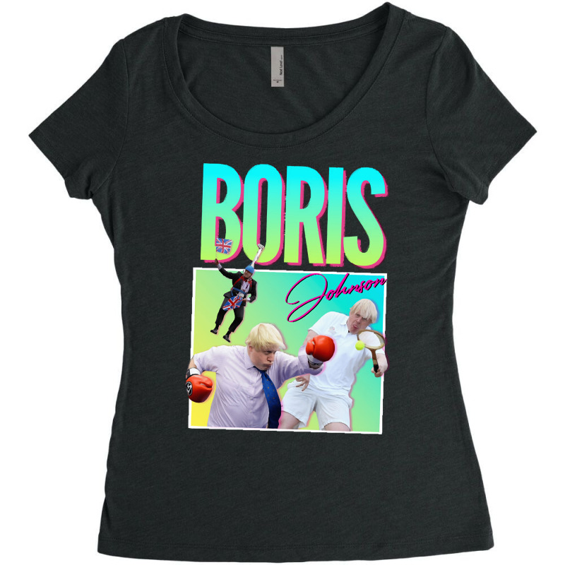 Boris Johnson Meme, Boris Johnson, Meme, The Boris Johnson, Boris John Women's Triblend Scoop T-shirt by SHOPII888 | Artistshot