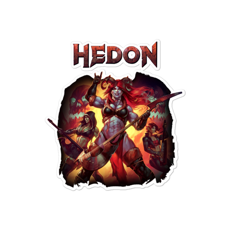 Hedon Album Cover Art (clothing Splash) Sticker | Artistshot