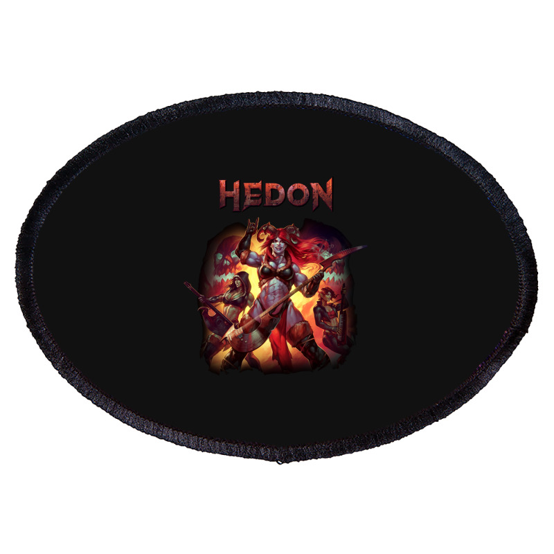 Hedon Album Cover Art (clothing Splash) Oval Patch | Artistshot