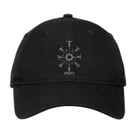 Vegvisir Viking Runes Sign, Wiccan Wicca, Occult Voodoo Medieval, Vegv Adjustable Cap | Artistshot