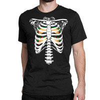 Skeleton Rib Cage Halloween Stop Staring At My Tacos T Shirt Classic T-shirt | Artistshot