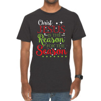 Christ Jesus Is The Reason For The Season Holiday Vintage T-shirt | Artistshot