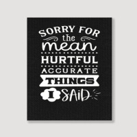 Quotes Funny Portrait Canvas Print | Artistshot