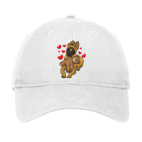 Belgian Malinois Belgian Shepherd Dog With A Heart T Shirt Adjustable Cap | Artistshot