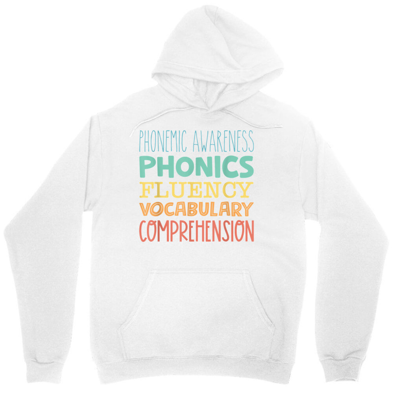 Reading Components Literacy Education Phonemic Awareness T Shirt Unisex Hoodie | Artistshot