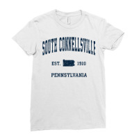 South Connellsville Pennsylvania Pa Vintage Athletic Navy Sp T Shirt Ladies Fitted T-shirt | Artistshot