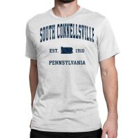 South Connellsville Pennsylvania Pa Vintage Athletic Navy Sp T Shirt Classic T-shirt | Artistshot