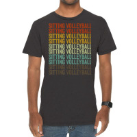 Sitting Volleyball Sports Retro T Shirt Vintage T-shirt | Artistshot