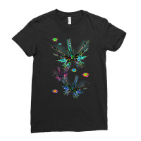 Psychedelic Parade, Psychedelic Parade Vintage, Psychedelic Parade Art Ladies Fitted T-shirt | Artistshot