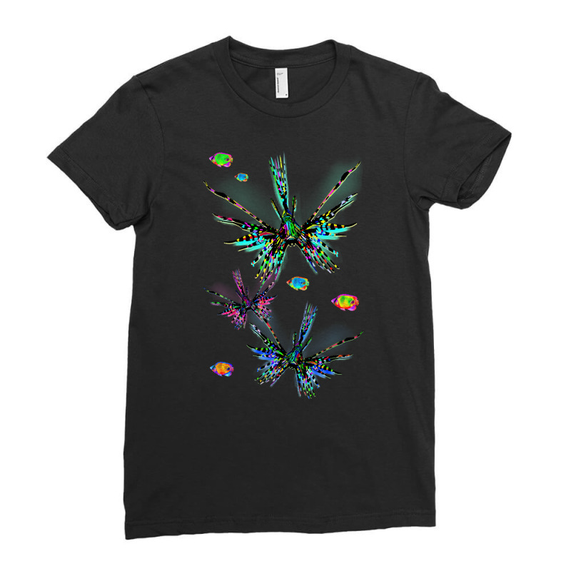 Psychedelic Parade, Psychedelic Parade Vintage, Psychedelic Parade Art Ladies Fitted T-Shirt by SHOPTYU | Artistshot