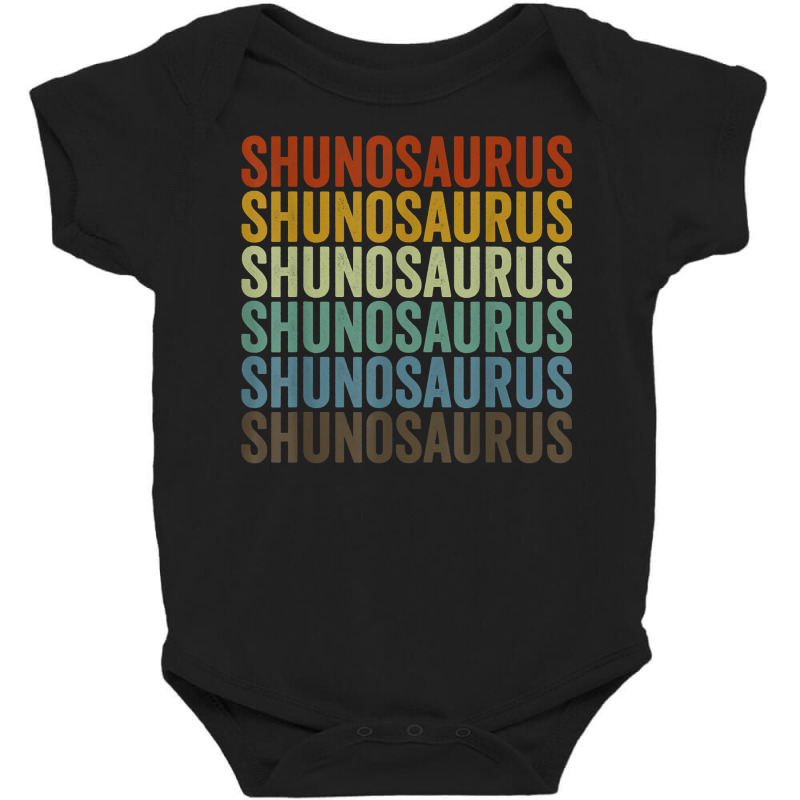 Shunosaurus Dinosaur Retro T Shirt Baby Bodysuit | Artistshot