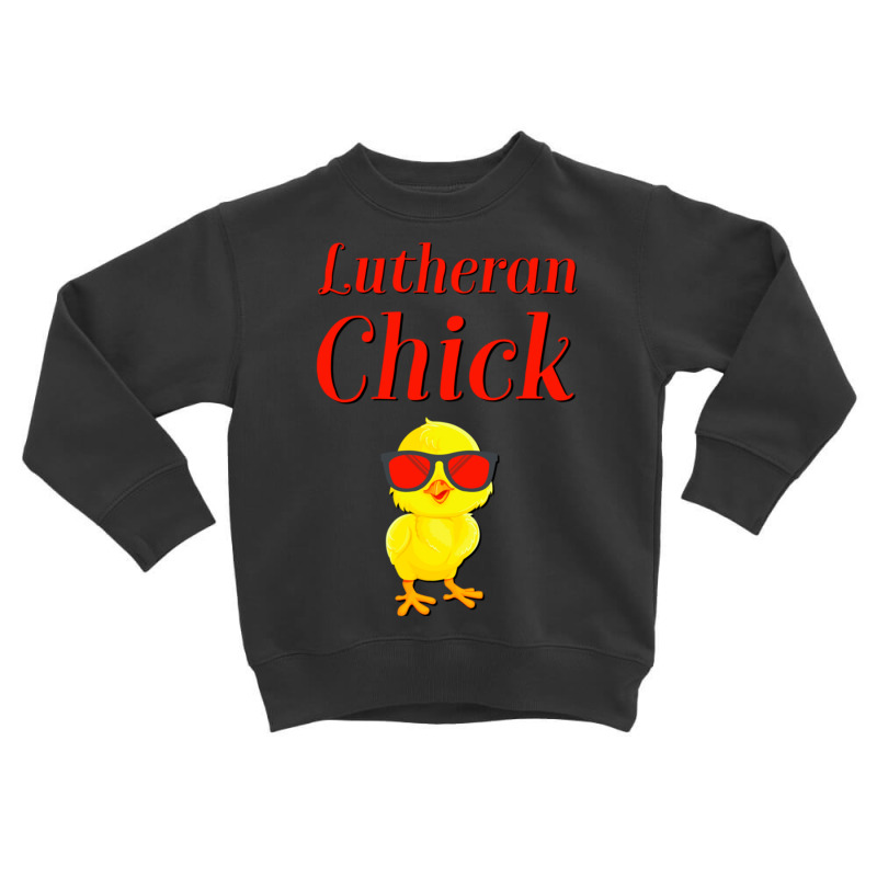 Lutheran Chick Martin Luther Rose Lutheraner Evangelisch Pullover Hood Toddler Sweatshirt by cm-arts | Artistshot