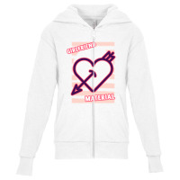 Girlfriend Material Youth Zipper Hoodie | Artistshot