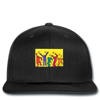 Dancing People Bright Colors, Dancing People Bright, Colors, Art Danci Printed Hat | Artistshot