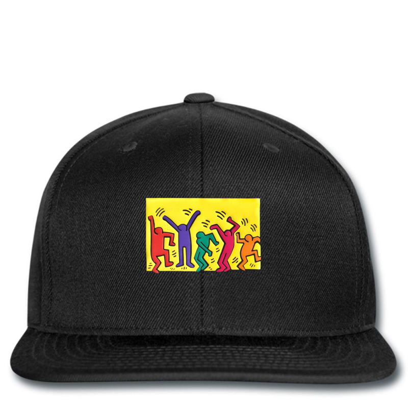 Dancing People Bright Colors, Dancing People Bright, Colors, Art Danci Printed hat by SHOPII888 | Artistshot