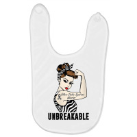 Womens Ehlers Danlos Syndrome Warrior Unbreakable Strong Woman V Neck Baby Bibs | Artistshot