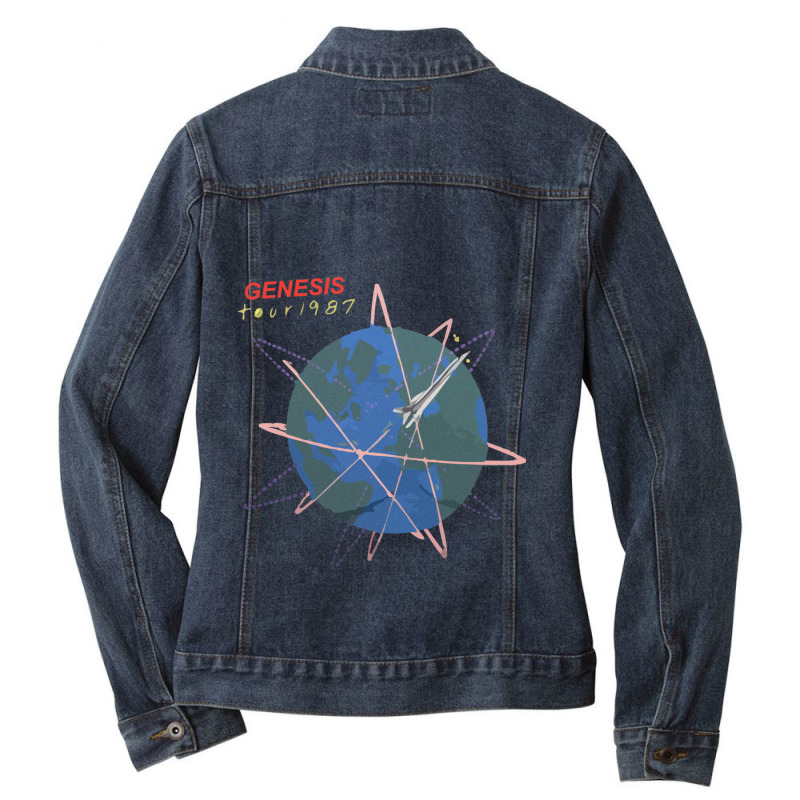 Tour 1987 Ladies Denim Jacket by KIERRAMOORE | Artistshot